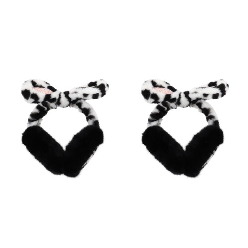 2Pièces Cache-Oreilles Fourrure Confortable Pour Activités 2