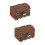2Pièces En Bois Cadenas Pour Usage 7