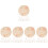 5Ensembles Cartes Bois Bébé Pour Décoration Annonces 5