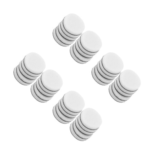 80Pièces Tampons Mousse Blancs Multiusage Pour Artistiques 2