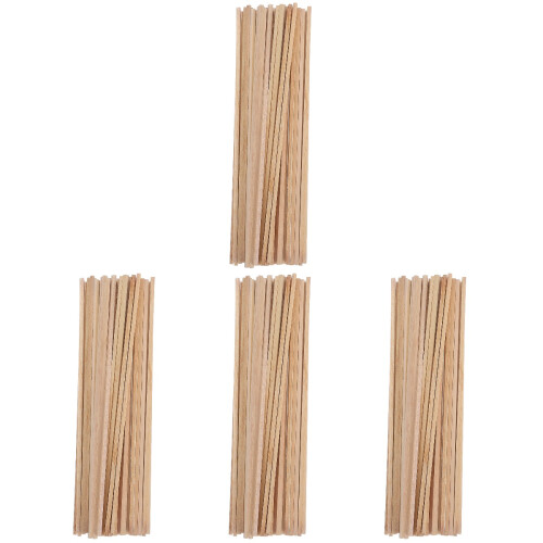 200Pièces Tiges De Bois Multi Couleurs Pour Expérimentation 2
