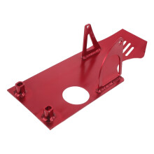 2Pcs Red Aluminum Skid Plate for 90-125Cc Dirt Protection