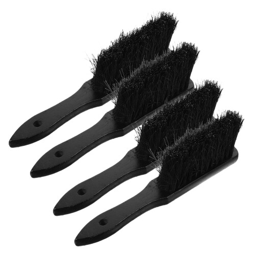 12Pièces Ensemble Outils Bois Plastique Noir 1