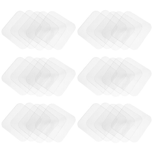 300Pcs Clear Self Adhesive Tape Removable Double Sided Mounting Strips 1