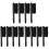 12Pièces Ensemble Outils Bois Plastique Noir 4