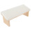 2Pièces Repose-Bras Cuir Synthétique Bois Ergonomique 2