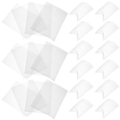 200Pcs Portable Pe Bubble Pouch for Packaging and Moving Small Items 1