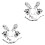 2Sets Dog Element Headbands White Party Decorative Cosplay Costume Set 5