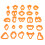 125Pièces Kit Découpe Argile Plastique Polyvalent Pour DIY 3