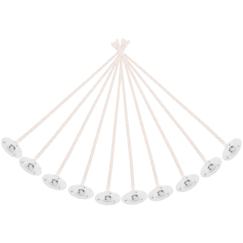 10Pièces Mèches Coton Pour Bougies Repas Parfumées Usage DIY