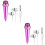 2Pièces Petit Microphone Portable Multi-Usage En Plastique Coloré 5