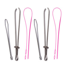 6Sets Multicolor Sewing Threading Tool with Metal Plastic for Rope DIY