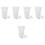 5Pièces Silicone Bouchon Drain Évier Douche Prévention Refoulement 6