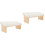 2Pièces Repose-Bras Cuir Synthétique Bois Ergonomique 6