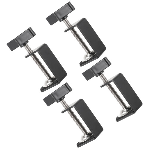 12Pièces Pinces Universelles Pour Table Usage Maison Noires Solides 1
