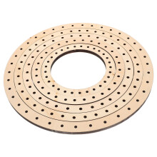 20Pièces Base Tapisserie Ronde En Bois Beige Pour Loisirs DIY