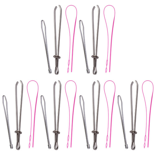 6Sets Multicolor Sewing Threading Tool with Metal Plastic for Rope DIY 2