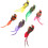 24Pièces Figurines Petits Oiseaux Décoratifs En Plumes Métal Mousse 3