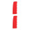 2Pièces Protections Silicone Rouge Pour À Main Auto Antidérapant 5