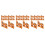 30Pièces Décor Ruines Cassées Orange Modèles Pour Jeux De Sand Table 5