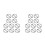 20Pièces Boucles Glissières Métal Réglables Accessoire Mode Gris 5