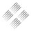 20Pcs Metal Nail Cuticle Pushers Silver Professional Manicure Tools 9