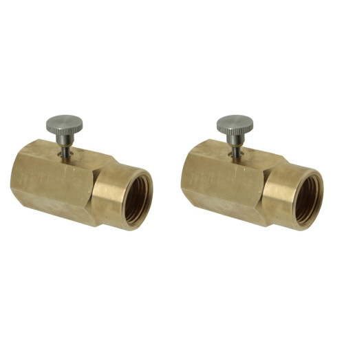 2Pcs Co2 Conversion Connector Golden Screw Design for Soda Machines 2