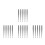 20Pcs Metal Nail Cuticle Pushers Silver Professional Manicure Tools 6