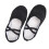 3Pairs Lightweight Black Ballet Dance Shoes Durable with Elastic Strap 10