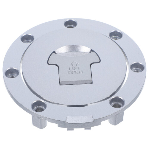 Bouchon Réservoir Argent Aluminium Résistant Fermeture