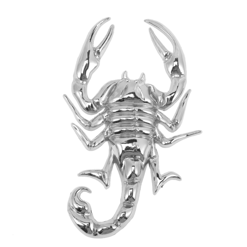 6Pcs Car Scorpion Window Decals Durable Car Stickers For Truck Silver 3633982093356