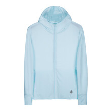 2Pcs Thin Blue Sun-Block Clothing Outdoor Sports Loose Anti-Uv Coat