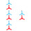 8Pièces Colliers D'aide Silicone Enfants Rouge 7