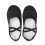 3Pairs Lightweight Black Ballet Dance Shoes Durable with Elastic Strap 1