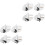 8Pièces Outils Pied Ourlet Argenté Usage Métal Durable 5