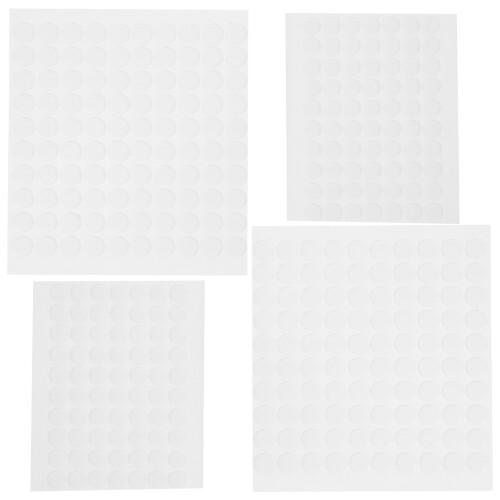 Clear Acrylic Sticky Tabs for Wall Hanging Removable and Strong 1