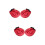 2Pcs Red Curved Kickboxing Pads Hand-Shaped for Training Safety 7