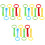 18Pcs Pull Rings Assorted Colors Soft Durable Nursery Assist 4