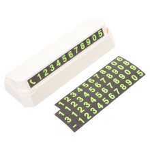 Car Temporary Parking Card Press Style Number Plate Accessory
