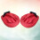 2Pcs Red Curved Kickboxing Pads Hand-Shaped for Training Safety 10