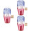 3Pièces Bouton Levier De Vitesse Manuel Cristal Coloré Auto 8