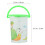 2Ensembles Seau D'observation Enfants Vert Clair Loupe ABS Résistant 9