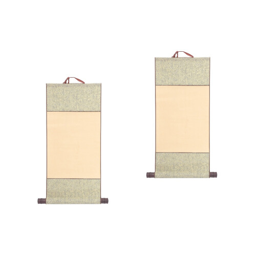 2Pièces Rouleau Papier Chinois Bleu Pour Dessin 2
