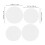 Clear Acrylic Sticky Tabs for Wall Hanging Removable and Strong 9