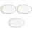3Pcs White Ceramic Fish Board Double Handle Oven Safe Kitchen Dish 4