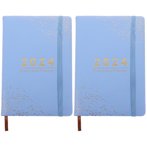 2St Skyblauw Dagelijks Planner Notepad Voor En Werk 2