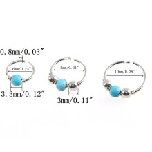 6Pièces Anneaux Et Piercings Nez Dorés Élégants Pour Fêtes