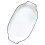 3Pcs White Ceramic Fish Board Double Handle Oven Safe Kitchen Dish 1