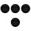 4Pièces Housses Clignotants Accessoire Plastique Noir 5