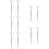 10 Pcs Doll Stand Plastic White Platform Puppet 11